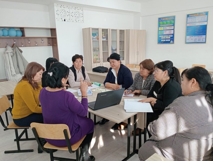 Шығармашыл және жаңашыл топтарды серіктес мектептермен (№42 орта мектеп, №28 орта мектеп ) бірлесе құру жұмыс жоспарын бекіту